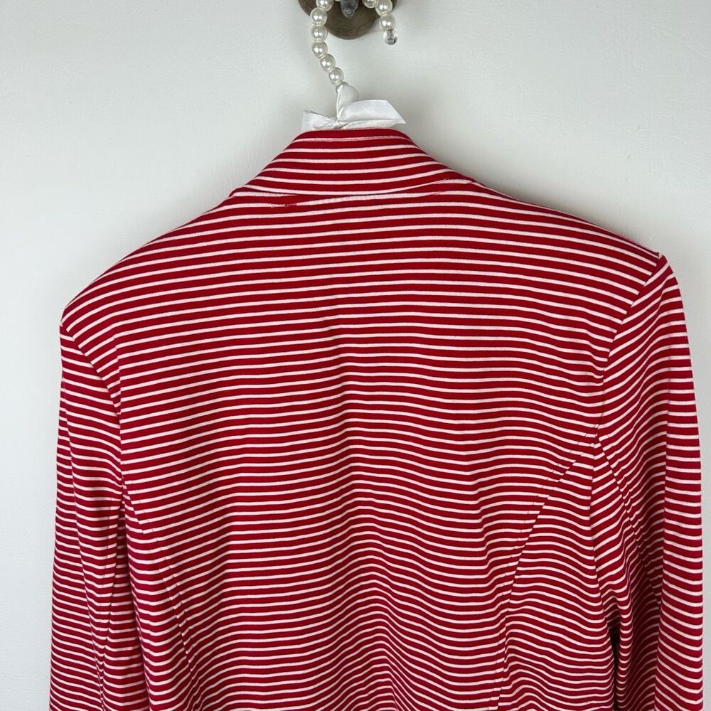 Tommy Hilfiger Womens Jacket XL Stripe Nautical Military blazer holidays - Picture 10 of 12
